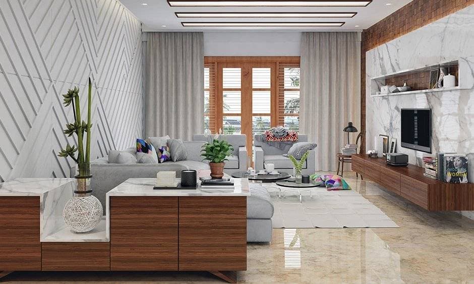 Modern Living Area with Designer Furniture
